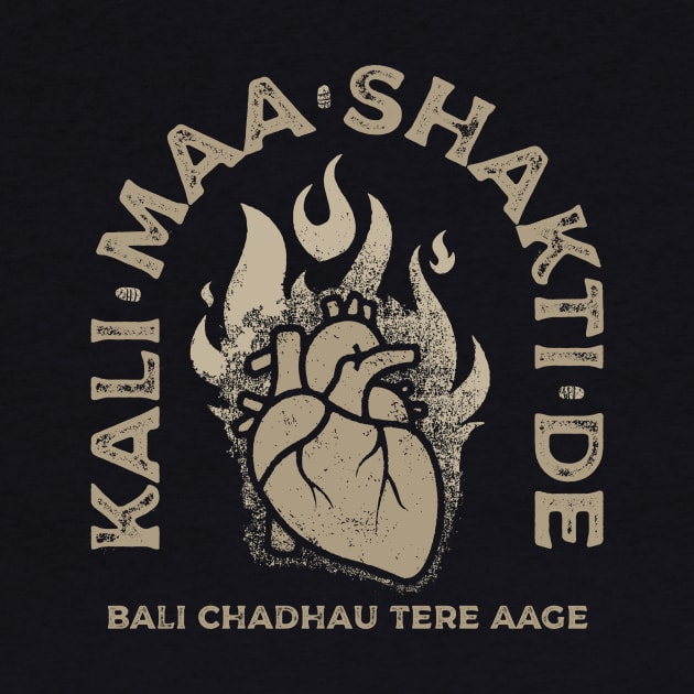 Kali Maa Flaming Heart by Pufahl